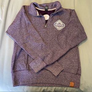 MBW quarter zip sweatshirt